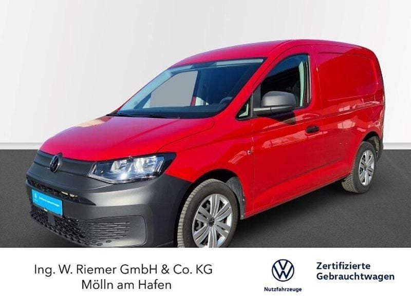 Gebraucht VW Caddy 75 PS (55 kW) 2021 Rot Van / Kleinbus