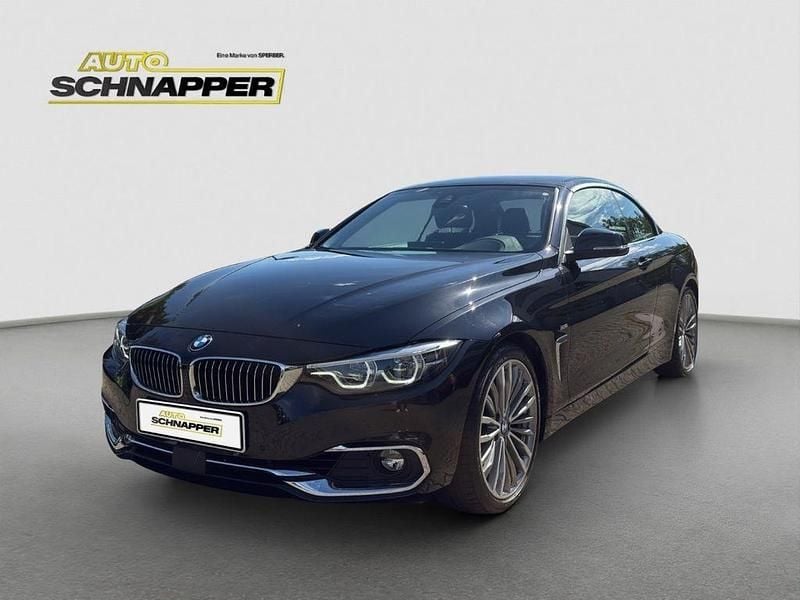 Schwarz Gebraucht 2017 BMW 420 Luxury Line Cabrio | 29.860 € (Etwas zu teuer) - Bild 1/4