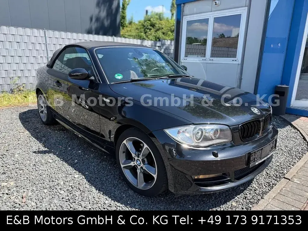 Gebraucht BMW 118 Cabriolet Advantage 143 PS (105 kW) 2009 Schwarz Cabrio