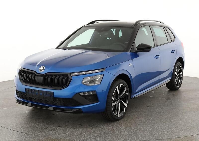 Race blue metallic / dach black magic perleffekt Neu 2025 Skoda Kamiq Monte Carlo SUV | 33.495 € (Etwas zu teuer) - Bild 1/4