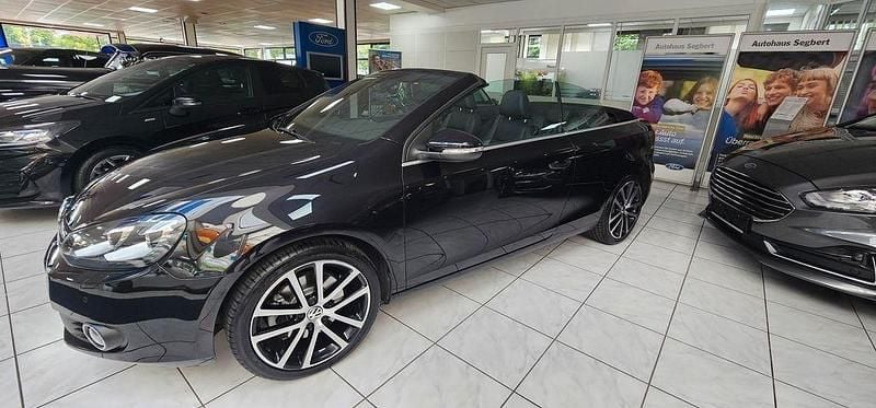 Schwarz Gebraucht 2013 VW Golf Cabriolet Exclusive Cabrio | 12.990 € (Etwas zu teuer) - Bild 1/4