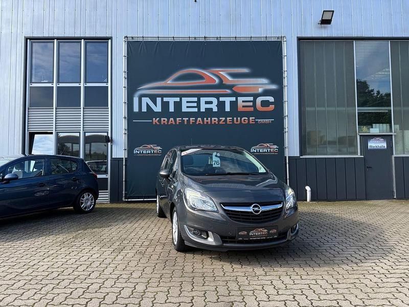 Grau Gebraucht 2016 Opel Meriva drive Van / Kleinbus | 8.499 € (Fairer Preis) - Bild 1/4