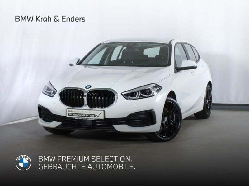 Weiss Gebraucht 2021 BMW 118 Advantage Kleinwagen | 19.640 € (Fairer Preis) - Bild 1/4