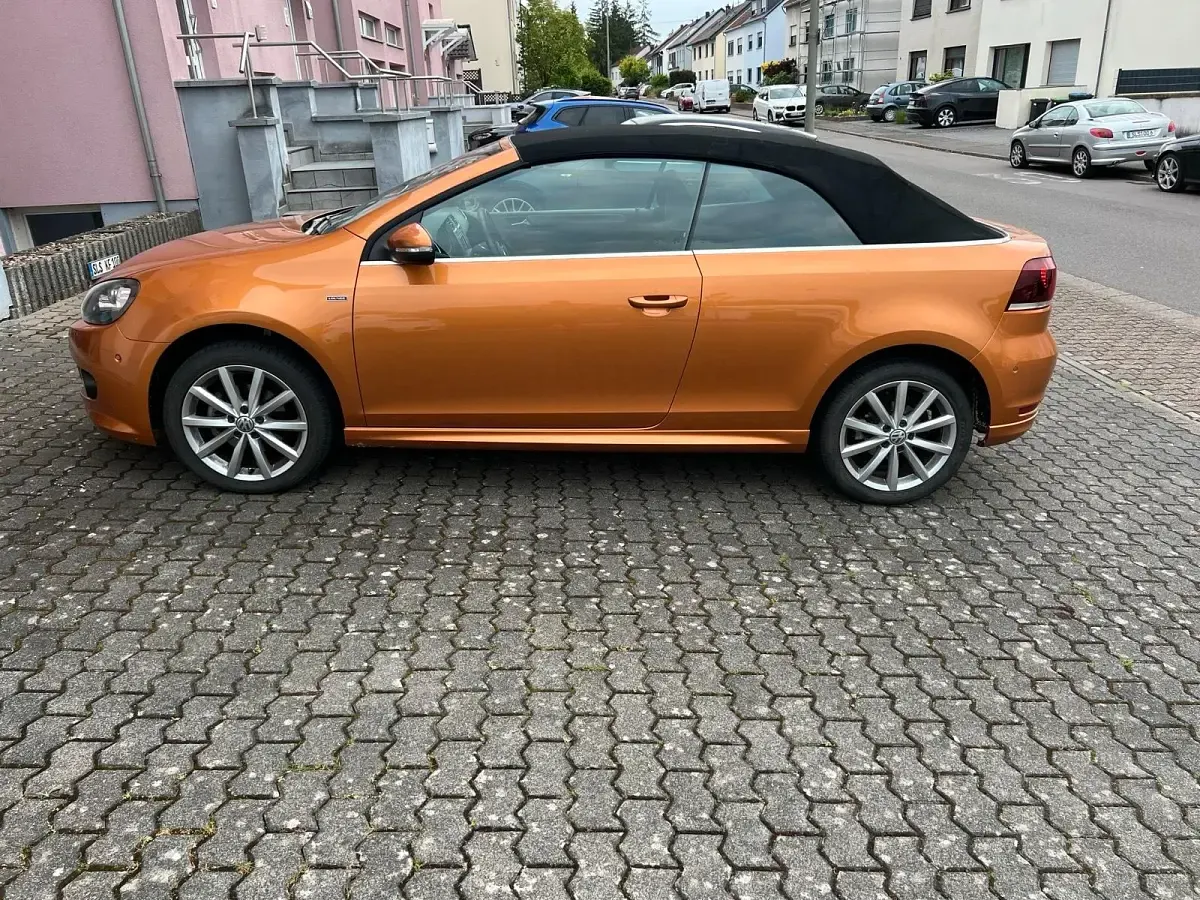 Gebraucht VW Golf Cabriolet 110 PS (80 kW) 2016 Orange Cabrio
