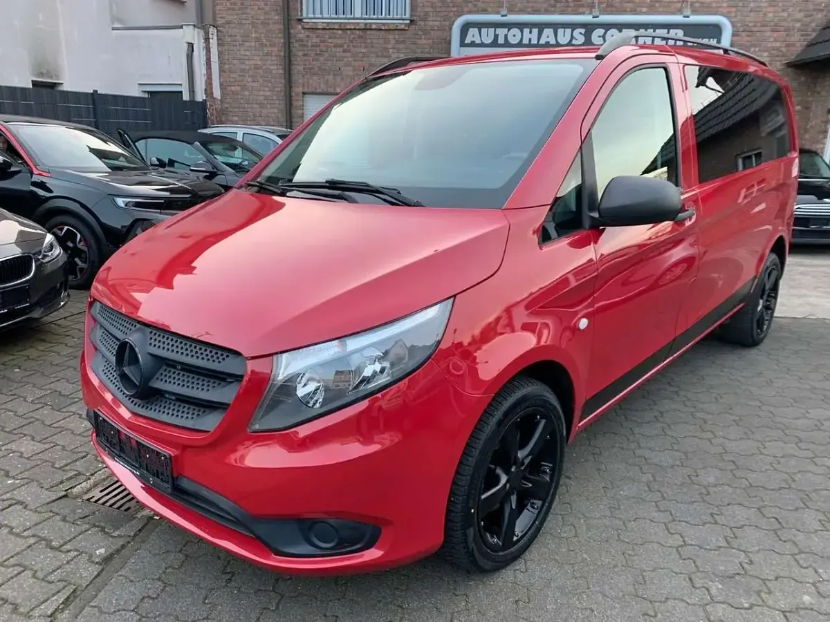Brugt Mercedes Vito 163 HK (119 kW) 2016 Rød Van