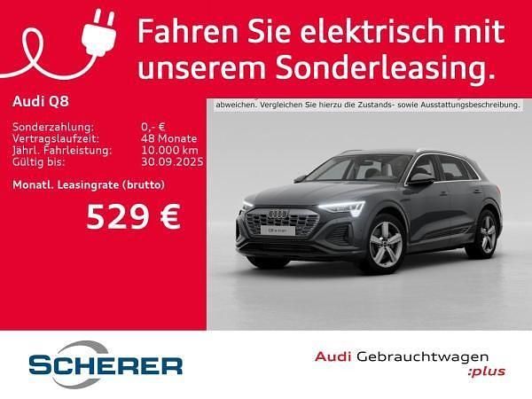 Grau (magnetgrau) Gebraucht 2025 Audi Q8 e-tron S-Line SUV | 53.601 € (Fairer Preis) - Bild 1/4