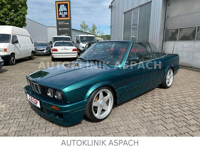 Grün Gebraucht 1992 BMW 323 Cabriolet Performance Cabrio | 16.900 € - Bild 1/4