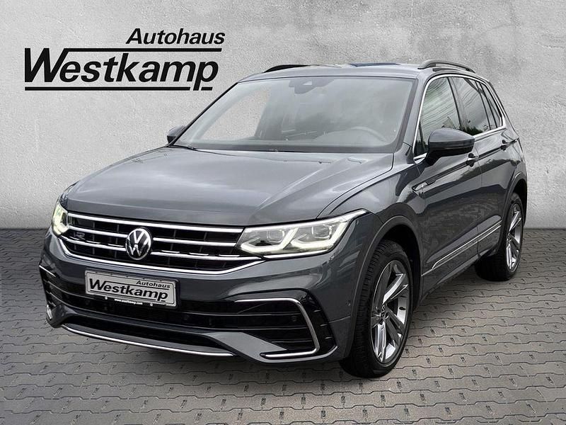 Delfingrau metallic Gebraucht 2022 VW Tiguan R-line SUV | 34.830 € (Guter Preis) - Bild 1/4