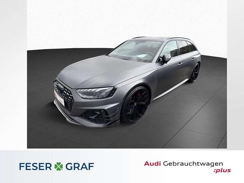 Tangorot metallic Gebraucht 2022 Audi RS4 Ambiente Kombi | 98.890 € - Bild 1/4