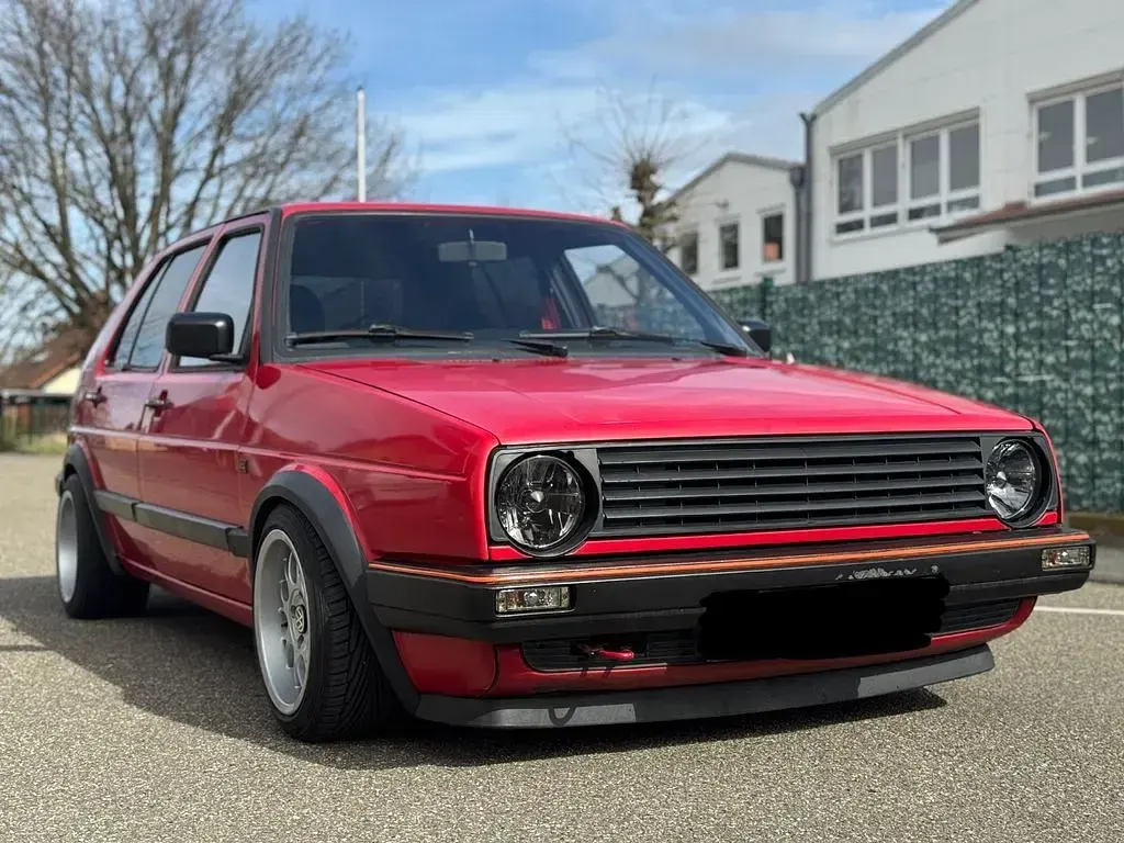 Brugt VW Golf II 54 HK (39 kW) 1990 Rød Hatchback