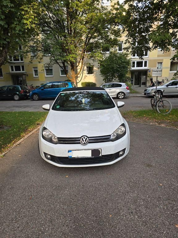 Weiß Gebraucht 2012 VW Golf Cabriolet Cabrio | 8.499 € (Teuer) - Bild 1/4