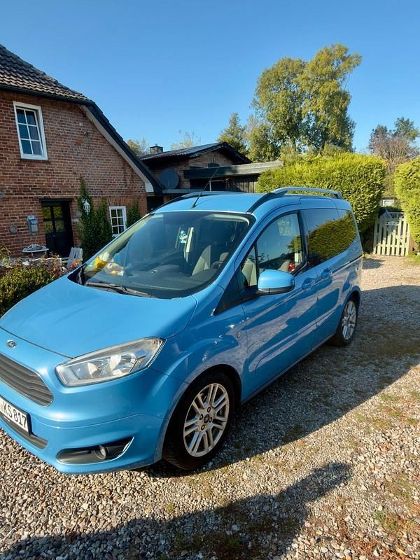 Gebraucht Ford Tourneo Courier 101 PS (74 kW) 2015 Blau Van / Kleinbus