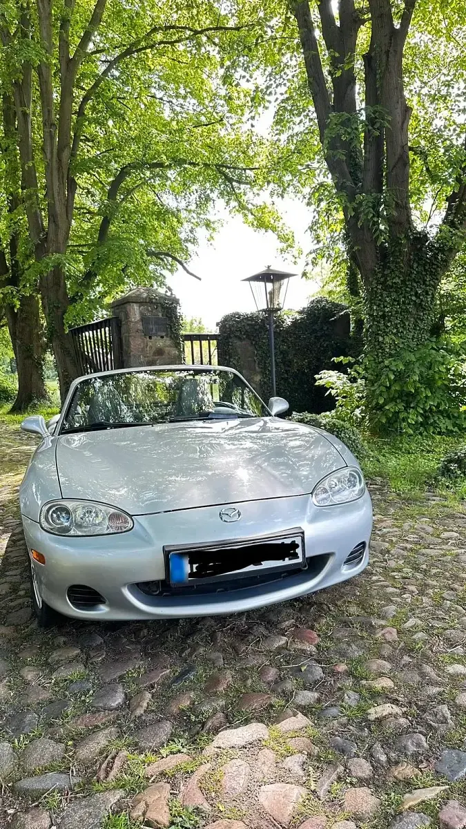 Gebraucht Mazda MX5 110 PS (80 kW) 2001 Silber Cabrio