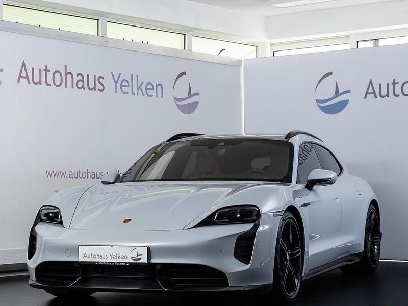 Grau Gebraucht 2023 Porsche Taycan GTS Sport Turismo Limousine | 99.990 € (Teuer) - Bild 1/4
