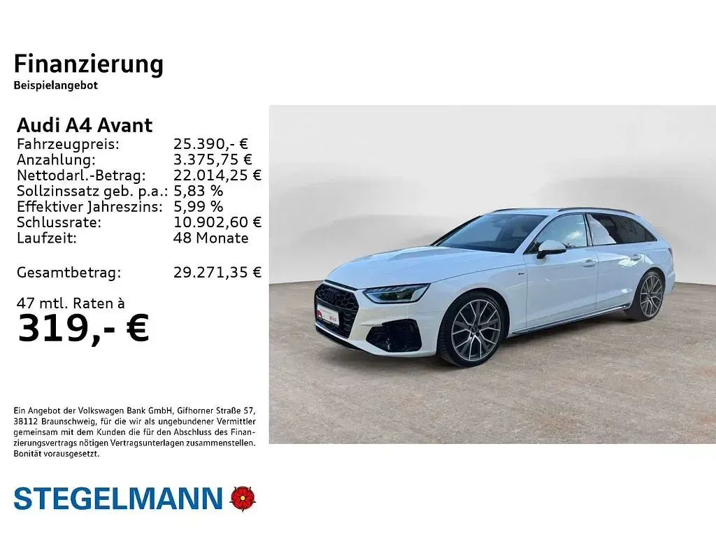 Gebraucht Audi A4 Competition 150 PS (110 kW) 2023 Ibisweiß Kombi