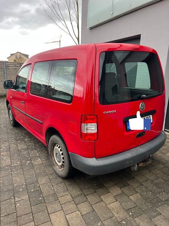 Gebraucht VW Caddy Style 80 PS (58 kW) 2009 Rot Van / Kleinbus