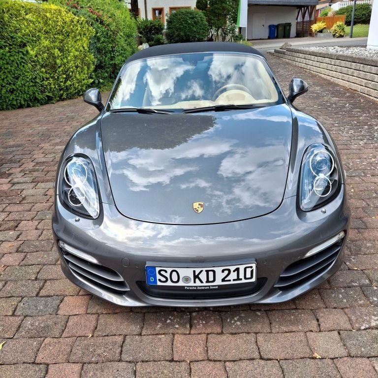 Grau Gebraucht 2014 Porsche Boxster Cabrio | 41.700 € (Superpreis) - Bild 1/4