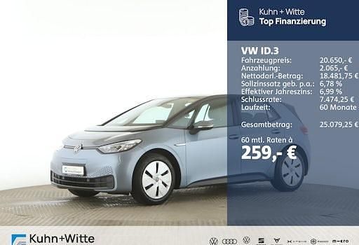 Gebraucht VW ID.3 Pure 110 kW (150 PS) 2022 Blau Kleinwagen