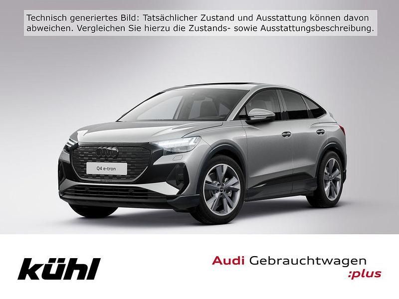 Taifungrau metallic Gebraucht 2022 Audi Q4 Sportback e-tron Ambiente SUV | 37.780 € (Fairer Preis) - Bild 1/4