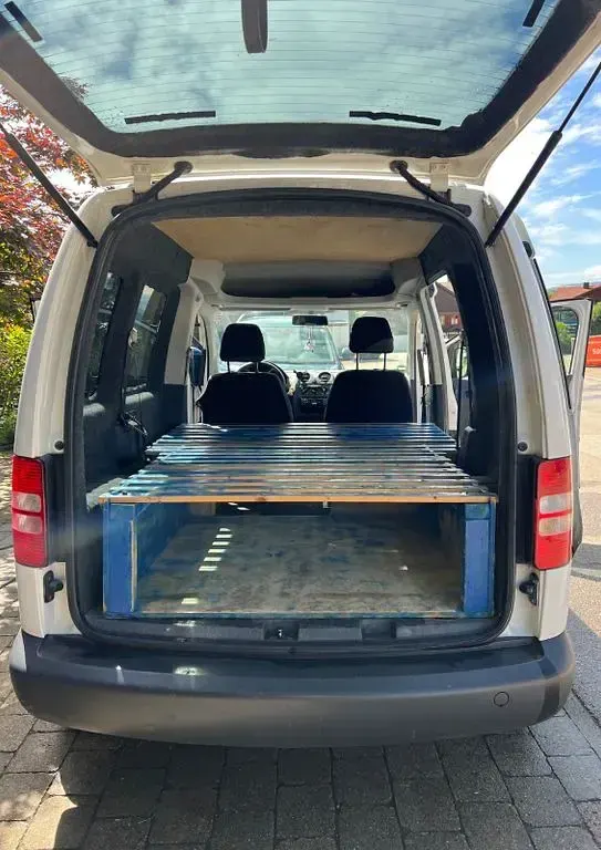 Gebraucht VW Caddy Trendline 75 PS (55 kW) 2012 Weiß Van / Kleinbus