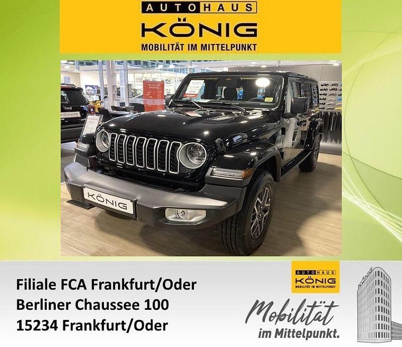 Black (5ca) Gebraucht 2025 Jeep Wrangler Sahara SUV | 56.589 € (Superpreis) - Bild 1/4