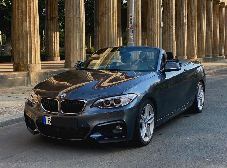Grau Gebraucht 2015 BMW 220 M Sport Cabrio | 20.000 € (Fairer Preis) - Bild 1/4