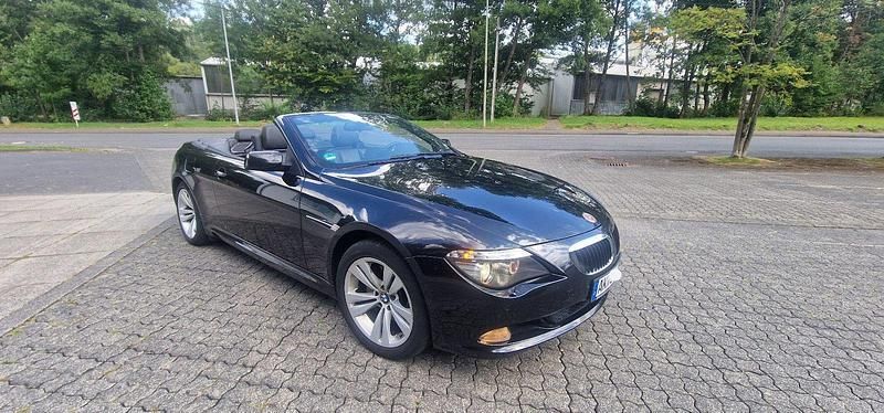 Schwarz Gebraucht 2008 BMW 635 Cabriolet Cabrio | 15.999 € (Fairer Preis) - Bild 1/4