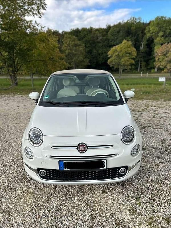 Weiß Gebraucht 2015 Fiat 500 Lounge Cabrio | 8.899 € (Fairer Preis) - Bild 1/4