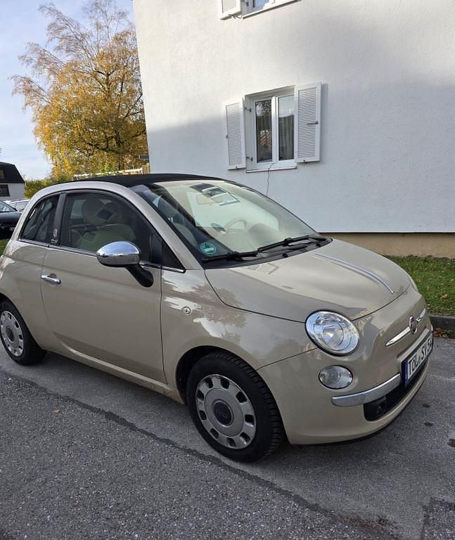 Beige Gebraucht 2012 Fiat 500C Cabrio | 3.999 € (Fairer Preis) - Bild 1/4