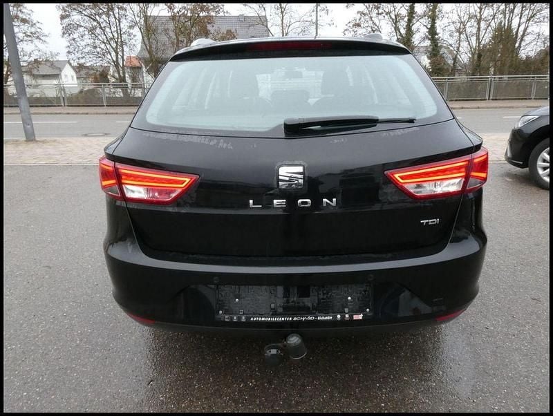 Gebraucht Seat Leon ST Style 110 PS (80 kW) 2015 Schwarz Kombi