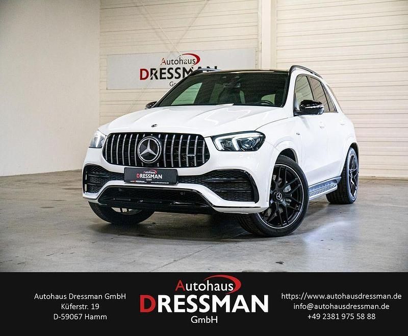 Diamantweiss metalliclack Gebraucht 2020 Mercedes GLE53 AMG AMG SUV | 66.329 € (Guter Preis) - Bild 1/4
