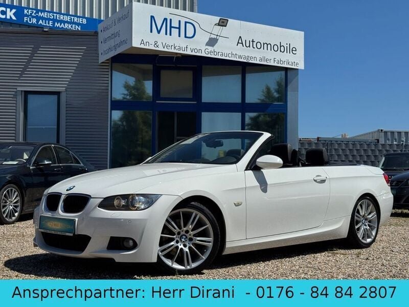 Weiß Gebraucht 2009 BMW 320 Cabriolet M Sport Cabrio | 8.800 € (Fairer Preis) - Bild 1/4