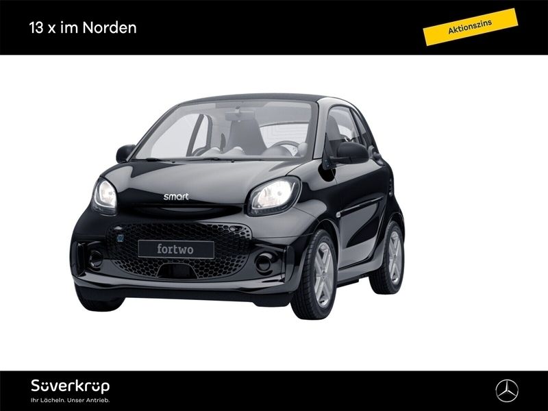 Schwarz Gebraucht 2021 Smart ForTwo Electric Drive Coupé | 9.500 € (Guter Preis) - Bild 1/4