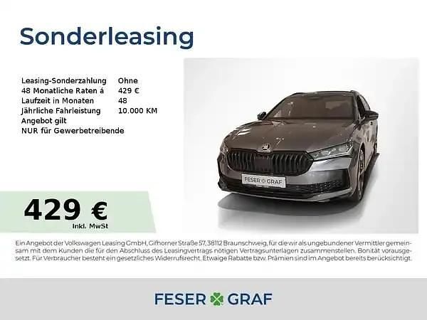 Graphitegrau Neu 2025 Skoda Superb Kombi | 57.390 € - Bild 1/4