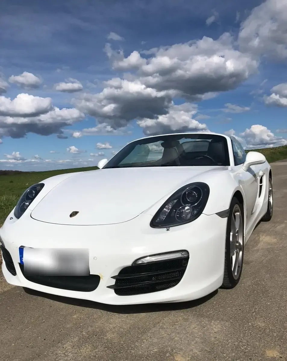 Second-hand Porsche Boxster 315 CP (231 kW) 2013 Alb Cabrio