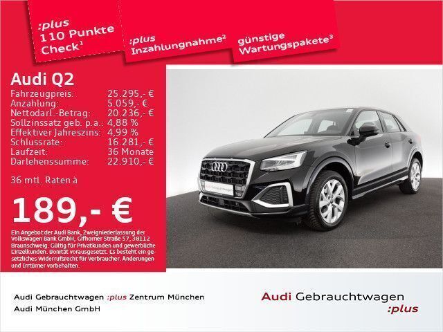 Gebraucht Audi Q2 Advanced 150 PS (110 kW) 2023 Schwarz SUV