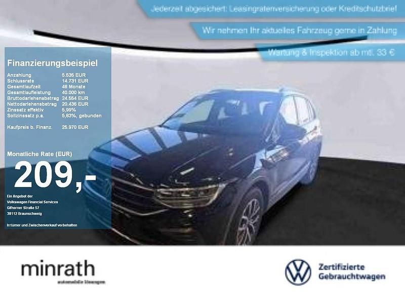 Schwarz Gebraucht 2022 VW Tiguan Life SUV | 25.670 € (Guter Preis) - Bild 1/4