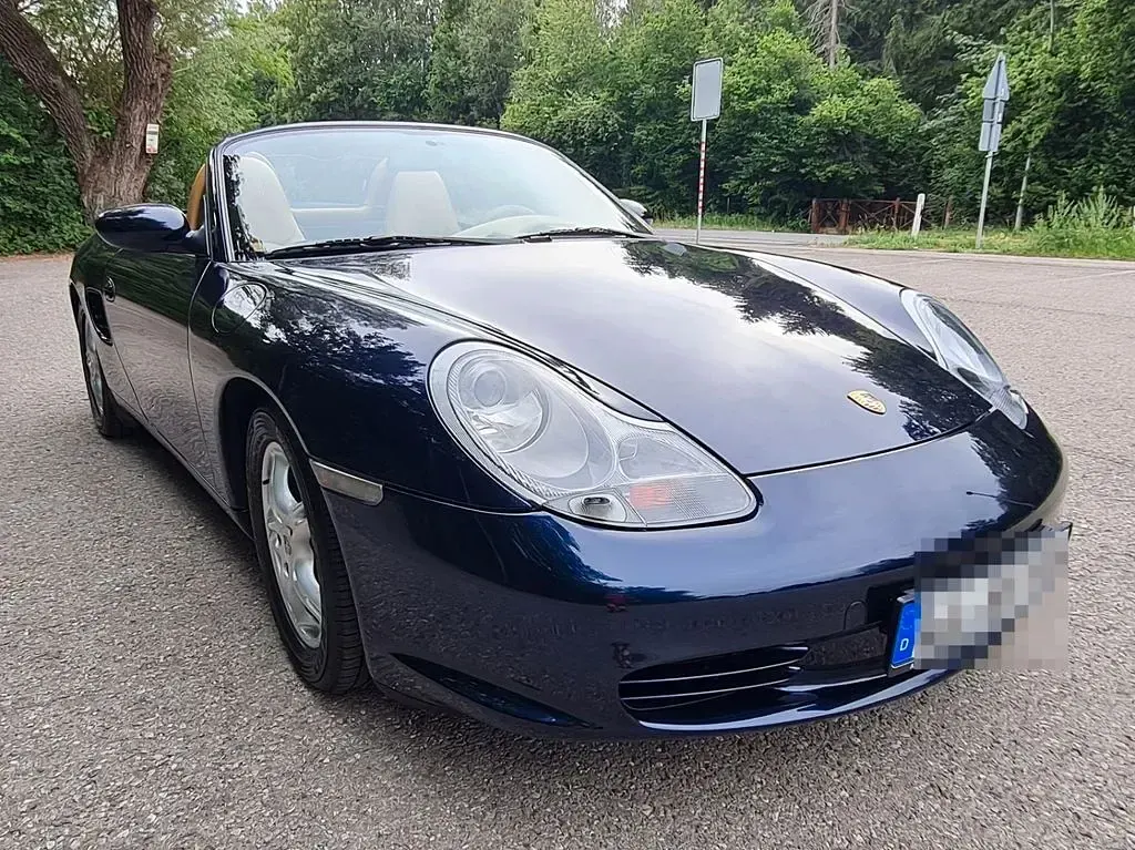 Gebraucht Porsche 986 Boxster 228 PS (167 kW) 2003 Blau Cabrio