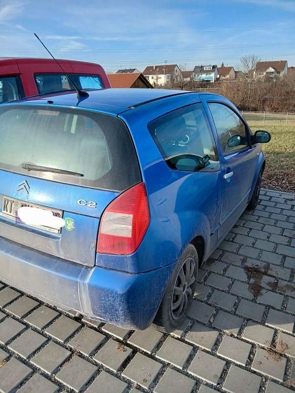 Blau Gebraucht 2007 Citroën C2 Comfort Kleinwagen | 530 € (Superpreis) - Bild 1/4