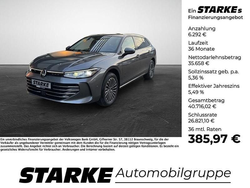Grau (diabasgrau metallic) Neu 2025 VW Passat Elegance Kombi | 41.950 € (Superpreis) - Bild 1/4