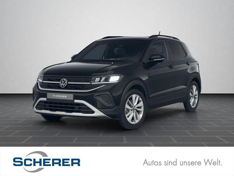 Deep black perleffekt (metallic) Gebraucht 2024 VW T-Cross Goal SUV | 23.900 € (Superpreis) - Bild 1/4
