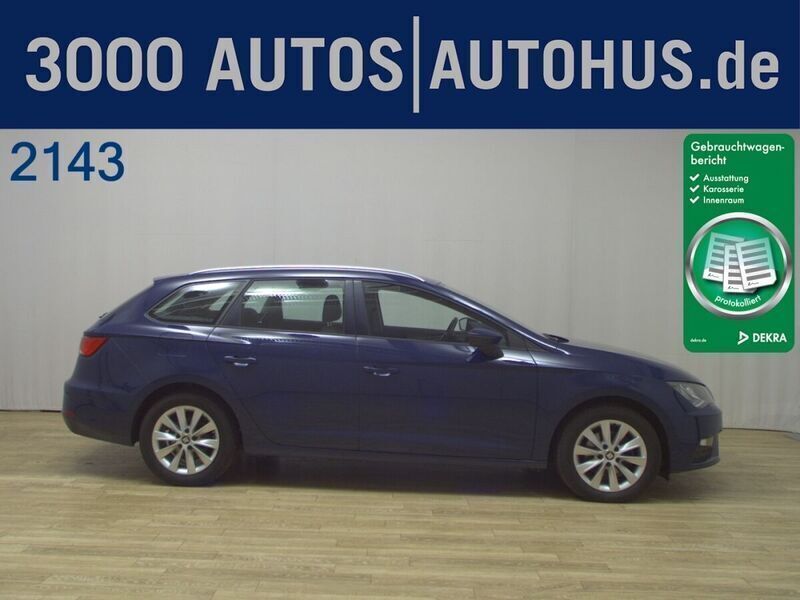 Blau Gebraucht 2019 Seat Leon ST Style Kombi | 10.480 € (Superpreis) - Bild 1/4