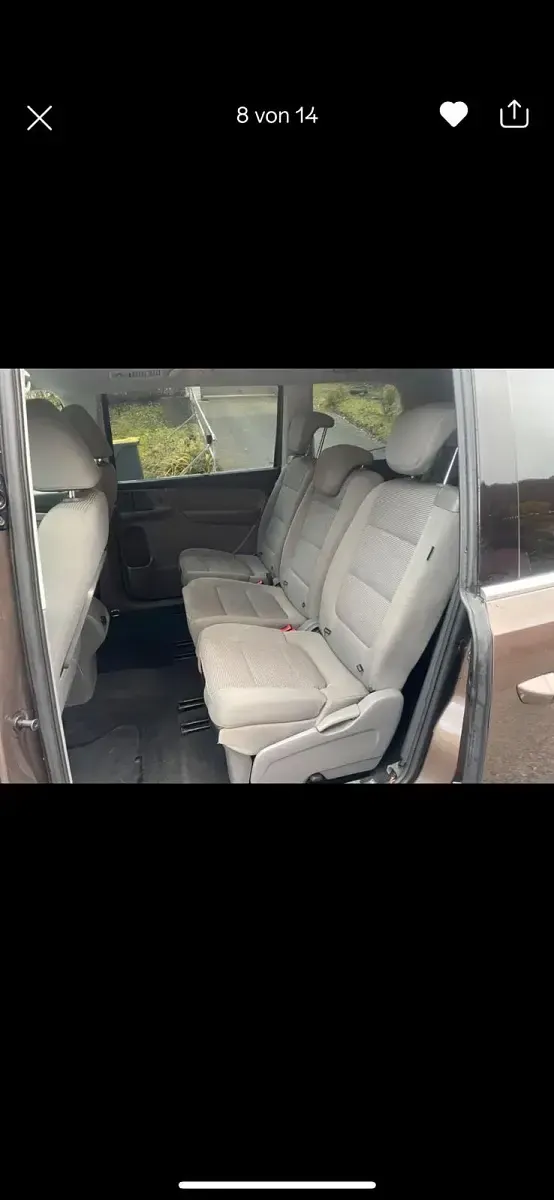 Gebraucht VW Sharan 140 PS (102 kW) 2010 Braun Van / Kleinbus