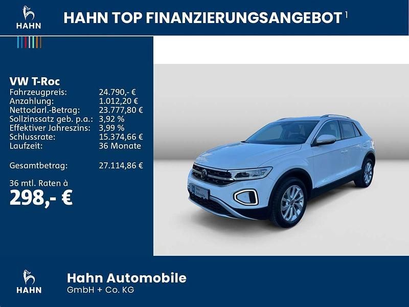 Gebraucht VW T-Roc Style 150 PS (110 kW) 2023 Weiß SUV