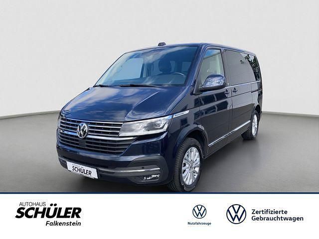 Blau (starlight blue metallic) Gebraucht 2021 VW T6.1 S Van | 38.635 € - Bild 1/3