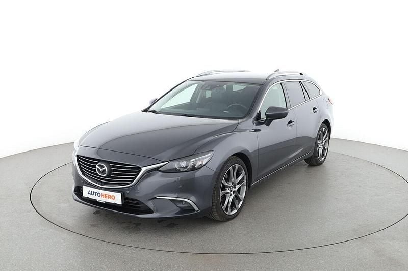 Grau Gebraucht 2015 Mazda 6 Sports-Line Kombi | 14.640 € (Teuer) - Bild 1/3