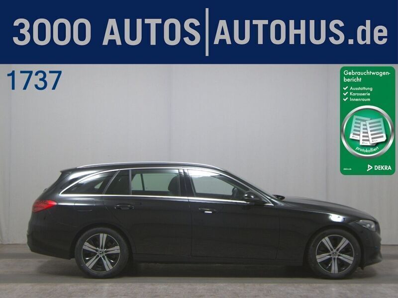 Schwarz Gebraucht 2022 Mercedes C200 Avantgarde Kombi | 26.780 € (Superpreis) - Bild 1/4