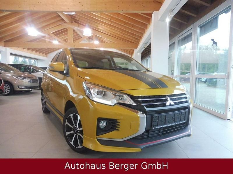 Gelb Gebraucht 2023 Mitsubishi Space Star Top Limousine | 14.580 € (Etwas zu teuer) - Bild 1/4