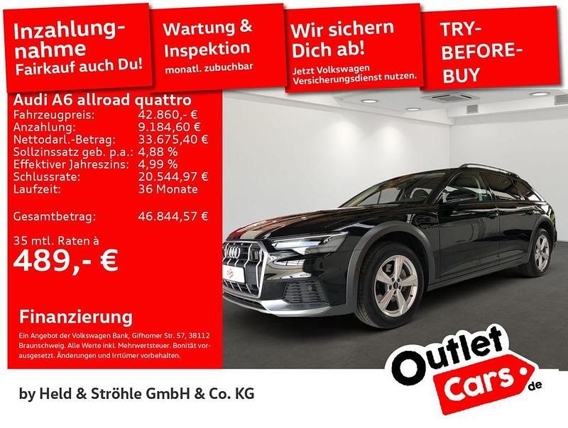 Brillantschwarz Gebraucht 2022 Audi A6 Allroad Performance Kombi | 42.860 € (Fairer Preis) - Bild 1/3