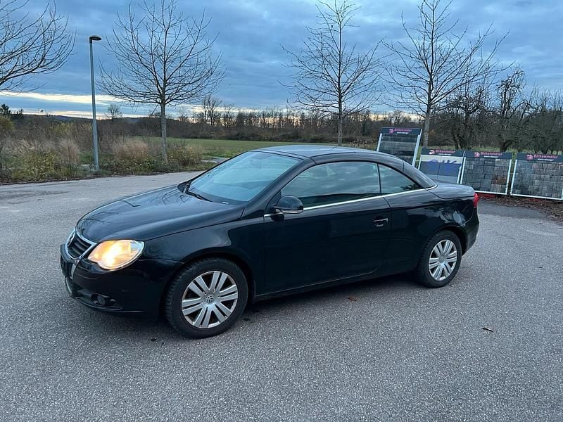 Schwarz Gebraucht 2007 VW Eos Cabrio | 3.600 € (Superpreis) - Bild 1/4